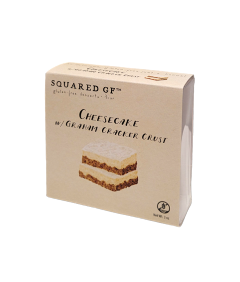 Gluten Free Cheesecake Squares - 4 Square Box