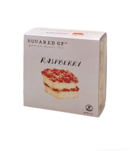 Gluten Free Raspberry Squares - 4 Square Box